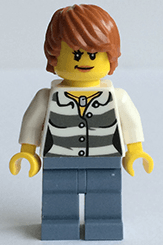 Swamp Police - Crook Female with Dark Orange Hair