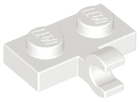 Plate, Modified 1 x 2 with Clip on Side (Horizontal Grip)