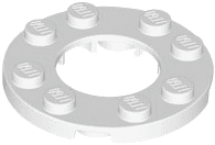 Plate, Round 4 x 4 with 2 x 2 Round Open Center