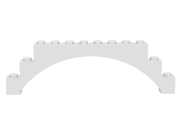 Arch 1 x 12 x 3 Raised Arch with 1 Cross Support