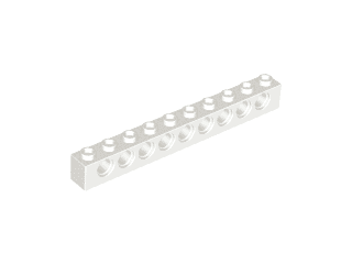 Technic, Brick 1 x 10 with Holes