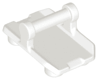 Plate, Modified 2 x 3 Inverted with 4 Studs and Bar Handle on Bottom (Rocker Plate)