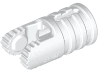 Hinge Cylinder 1 x 2 Locking with 2 Fingers and Axle Hole on Ends with Slots
