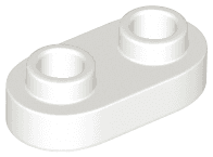 Plate, Round 1 x 2 with Open Studs