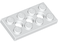 Technic, Plate 2 x 4 with 3 Holes