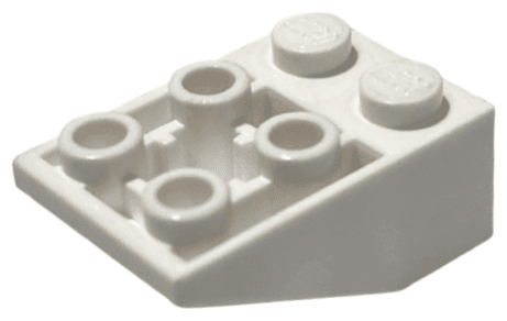 Slope, Inverted 33 3 x 2 with Flat Bottom Pin and Connections between Studs