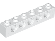 Technic, Brick 1 x 6 with Holes