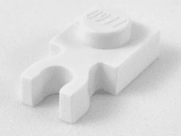 Plate, Modified 1 x 1 with U Clip Thick (Vertical Grip)