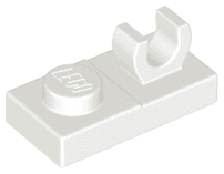 Plate, Modified 1 x 2 with Open O Clip on Top