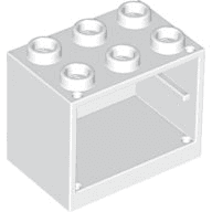 Container, Cupboard 2 x 3 x 2 - Hollow Studs