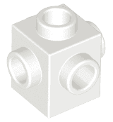 Brick, Modified 1 x 1 with Studs on 4 Sides