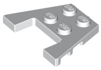 Wedge, Plate 3 x 4 with Stud Notches