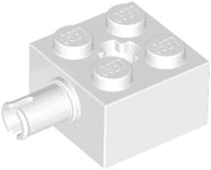 Brick, Modified 2 x 2 with Pin and Axle Hole
