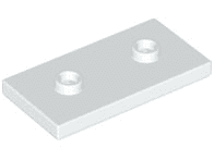 Plate, Modified 2 x 4 with 2 Studs (Double Jumper)
