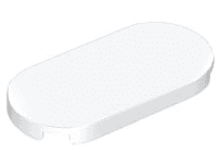 Tile, Round 2 x 4 Oval