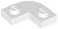 Plate, Round Corner 2 x 2 with 1 x 1 Cutout