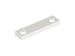 Plate, Modified 1 x 4 with 2 Studs without Groove