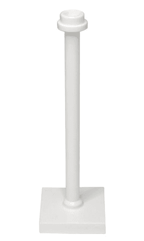 Support 2 x 2 x 5 Bar on Tile Base with Hollow Stud and Stop Ring