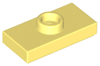Plate, Modified 1 x 2 with 1 Stud with Groove and Bottom Stud Holder (Jumper)