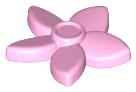 Friends Accessories Hair Decoration, Flower with Pointed Petals and Small Pin