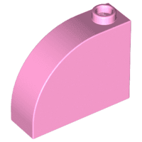 Slope, Curved 3 x 1 x 2 with Hollow Stud