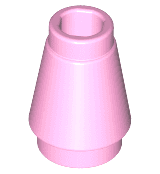 Cone 1 x 1 with Top Groove