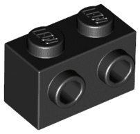 Brick, Modified 1 x 2 with Studs on 1 Side
