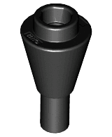Cone 1 x 1 Inverted with Bar