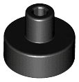 Tile, Round 1 x 1 with Bar and Small Pin Hole