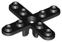 Propeller 4 Blade 5 Diameter with Rounded Ends and Open Hub