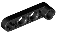 Technic, Liftarm, Modified Stud Connector Thin 1 x 4