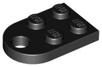 Plate, Modified 2 x 3 with Hole