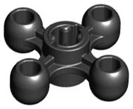 Technic, Gear Knob Cog Wheel with Axle Hole (+ Orientation)