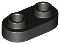 Plate, Round 1 x 2 with Open Studs