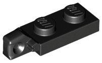 Hinge Plate 1 x 2 Locking with 1 Finger on End without Bottom Groove
