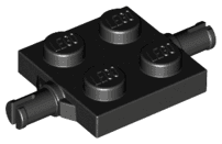 Plate, Modified 2 x 2 with Wheels Holder