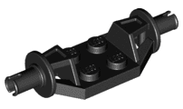 Plate, Modified 2 x 2 with Wheels Holder Wide - Technic Pins