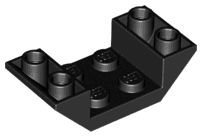 Slope, Inverted 45 4 x 2 Double with 2 x 2 Cutout