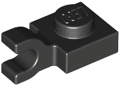 Plate, Modified 1 x 1 with U Clip (Horizontal Grip)