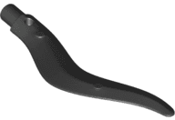 Wave Rounded Curved Single with Bar End (Flame, Sword)