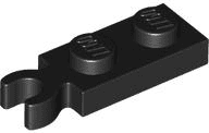 Plate, Modified 1 x 2 with Clip on End (Vertical Grip)