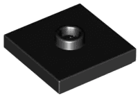 Plate, Modified 2 x 2 with Groove and 1 Stud in Center (Jumper)