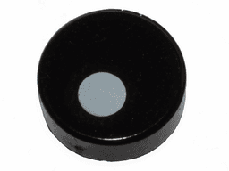 Tile, Round 1 x 1 with Small White Circle / Eye Pupil Offset Pattern