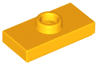 Plate, Modified 1 x 2 with 1 Stud with Groove and Bottom Stud Holder (Jumper)