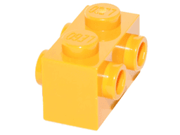 Brick, Modified 1 x 2 with Studs on 2 Sides