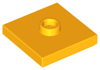 Plate, Modified 2 x 2 with Groove and 1 Stud in Center (Jumper)
