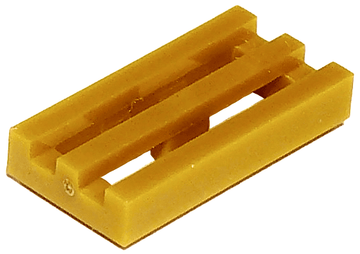 Tile, Modified 1 x 2 Grille with Bottom Groove