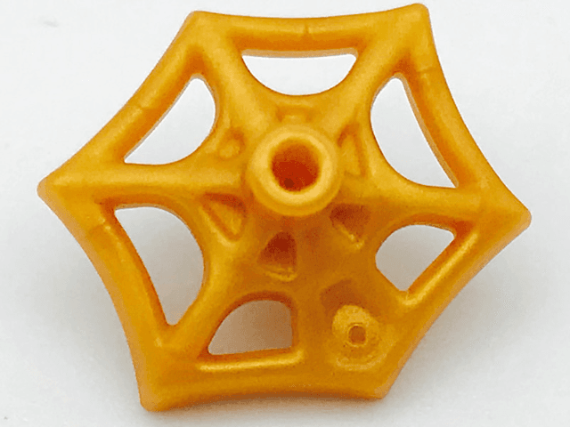 Minifigure, Weapon Web Effect, Small with Short Bar on Front and Back