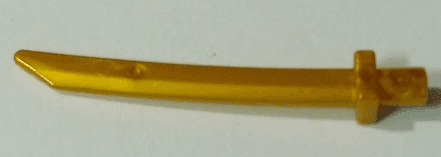 Minifigure, Weapon Sword Blade with Bar, Square Crossguard