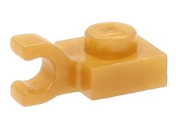 Plate, Modified 1 x 1 with U Clip (Horizontal Grip)